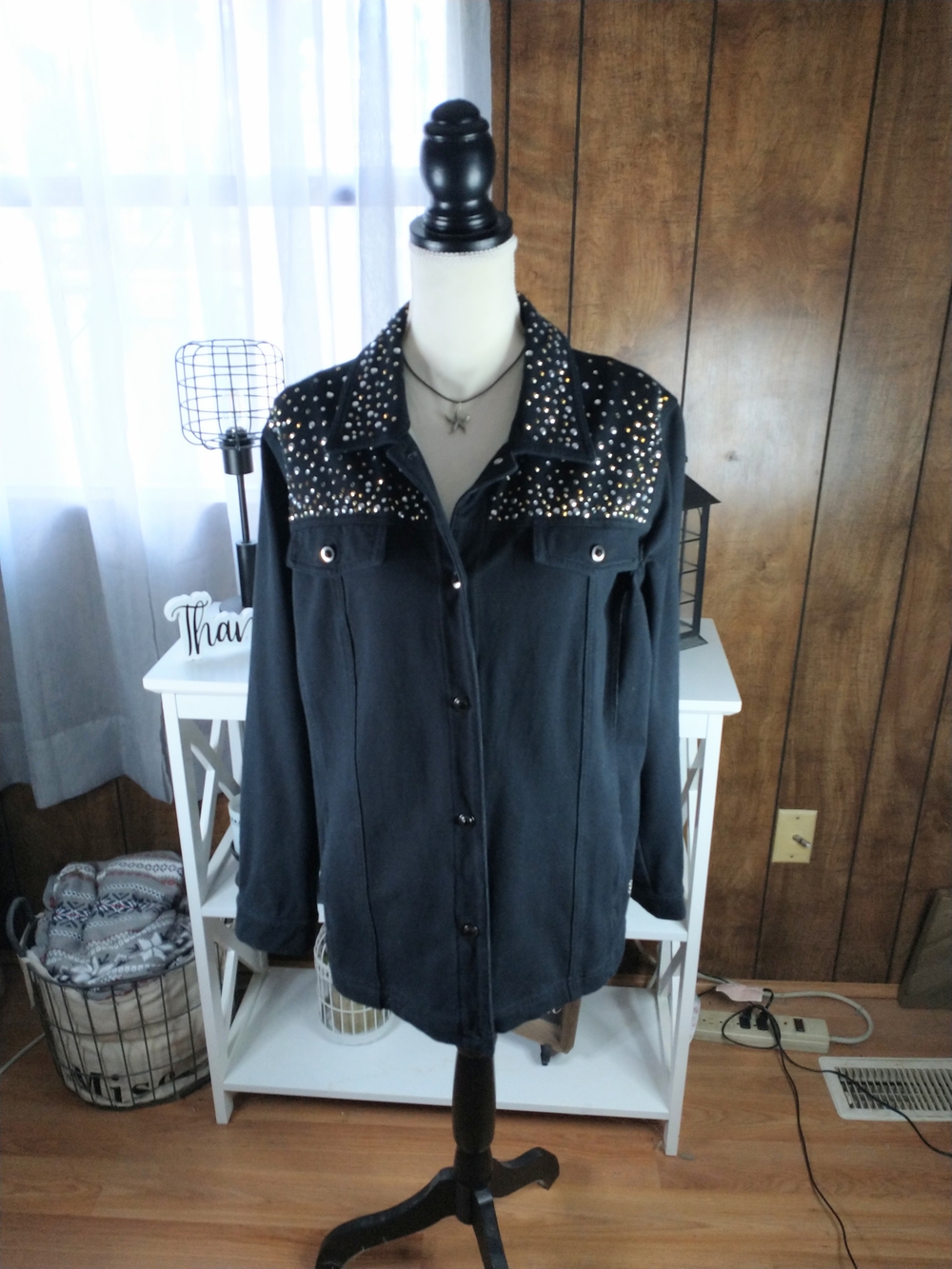 Dream Jeannes By Quacker Factory Denim Jacket (QVC)